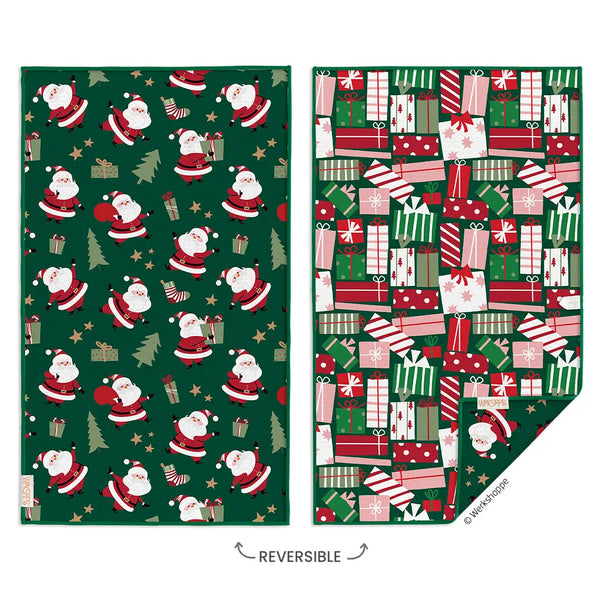 Santa's Gifts Christmas Microfiber Towel