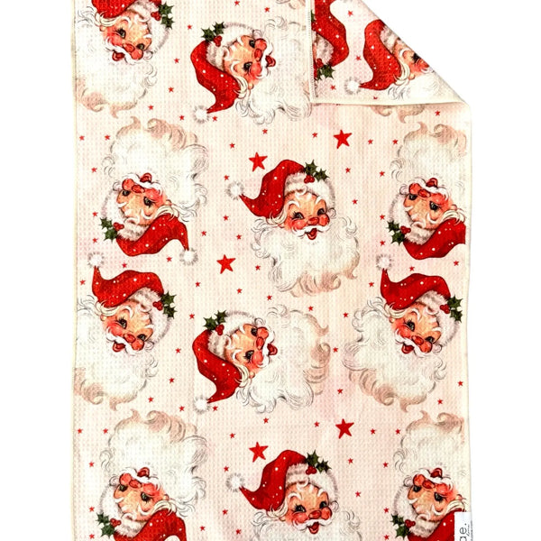 Merry Mcsanta: Double-Sided Hand Towel
