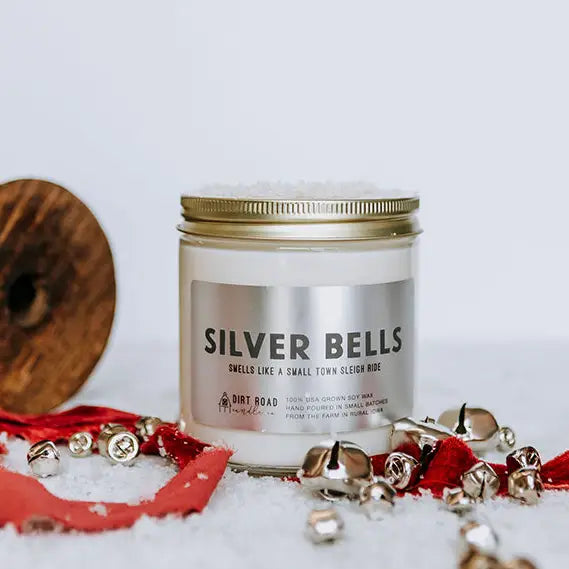 Silver Bells Candle Dirt Road Candle Co