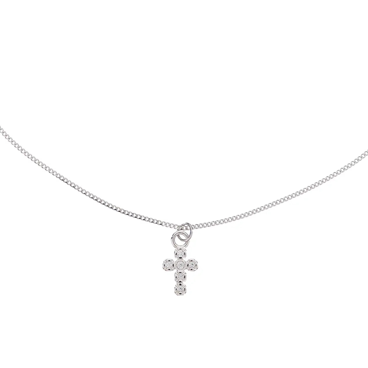 Silver Cross Necklace| Brenda Grands