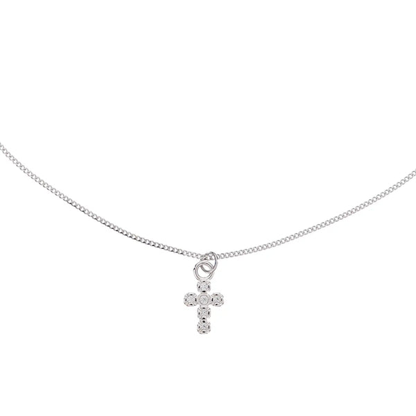 Silver Cross Necklace| Brenda Grands