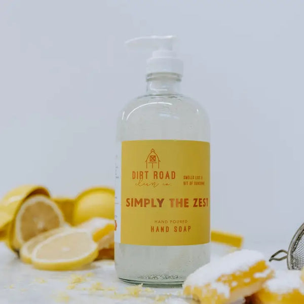 Dirt Road Candle Co Simply the Zest Hand Soap