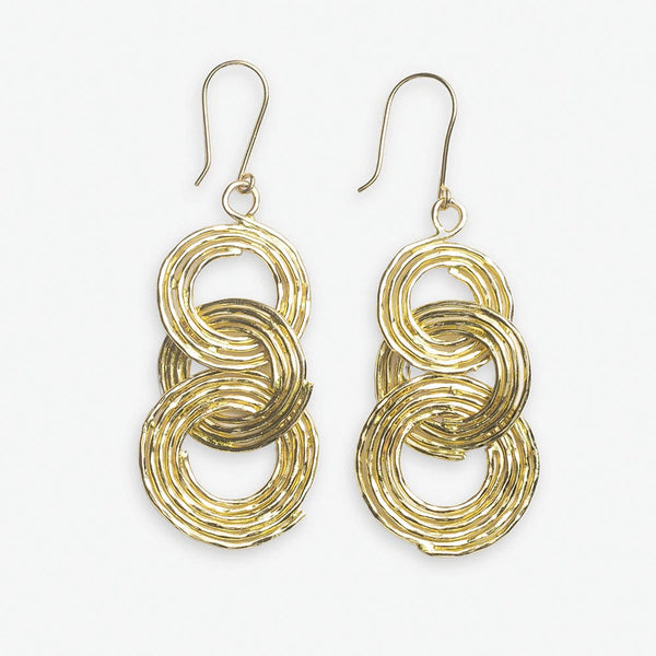 Sloane Brass Earring