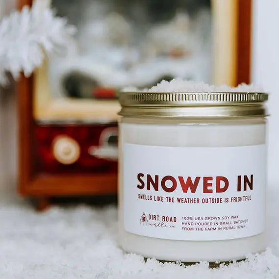 Snowed in Candle Dirt Road Candle Co