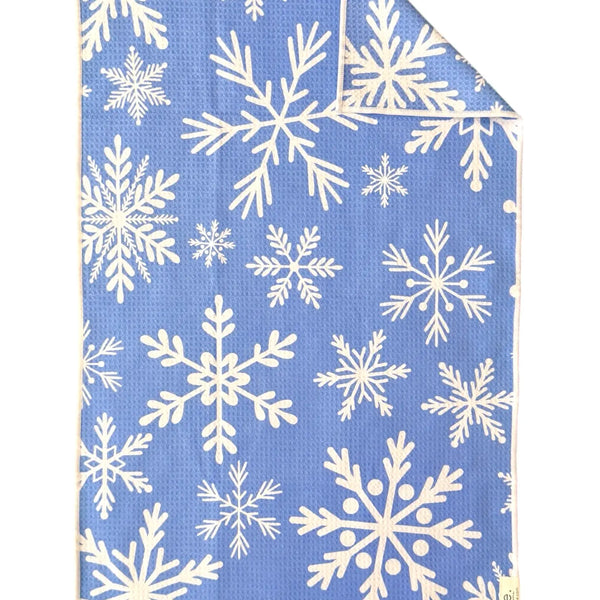 Snowfall: Double-Sided Hand Towel