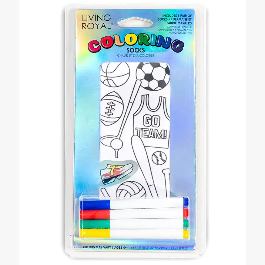 DIY Ankle Socks  Coloring Kit