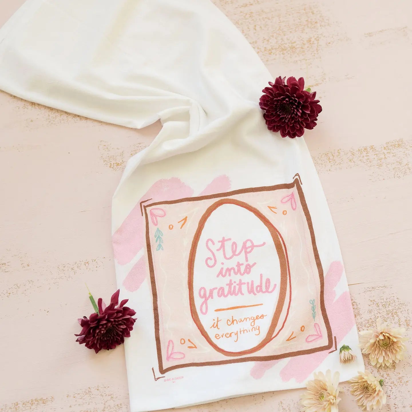 Step Into Gratitude Flour Sack Towel