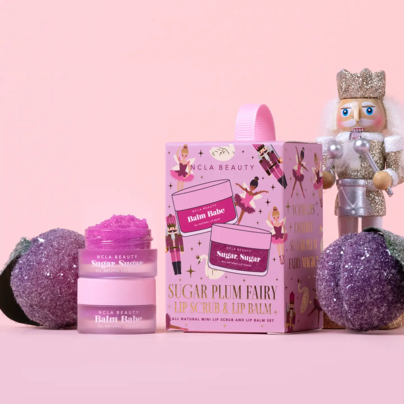 Sugar Plum Fairy Lip Treatment Holiday Ornament Gift Set