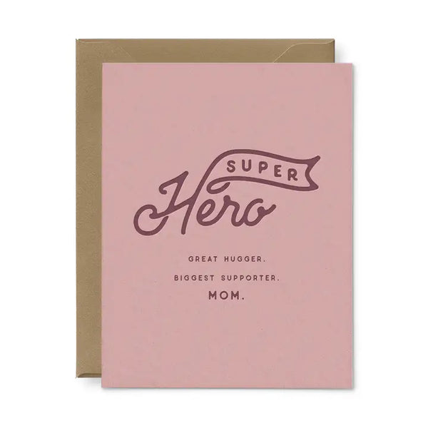 Super Hero Mother's Day Greeting Card