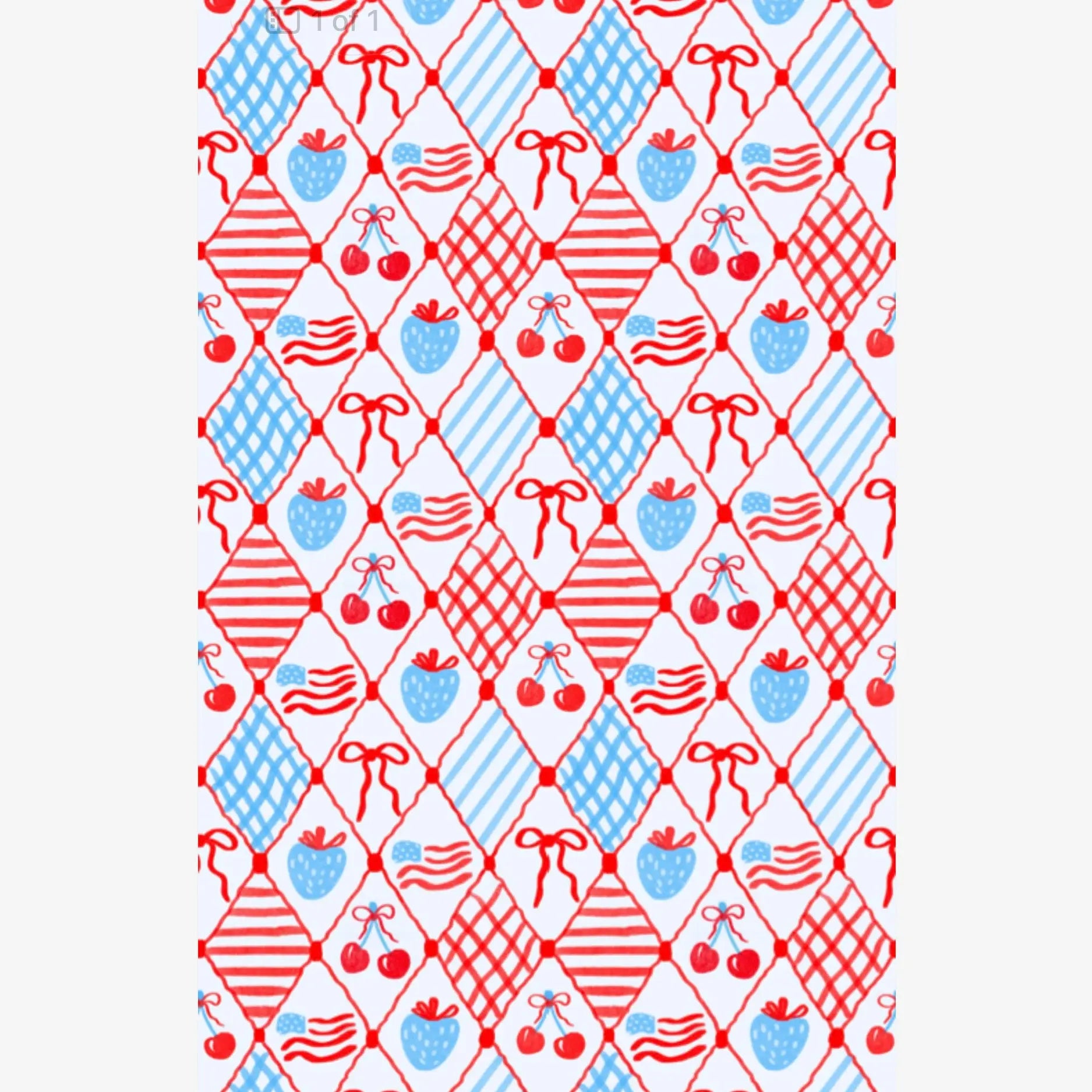 Sweet Land of Berries: Double-Sided Hand Towel