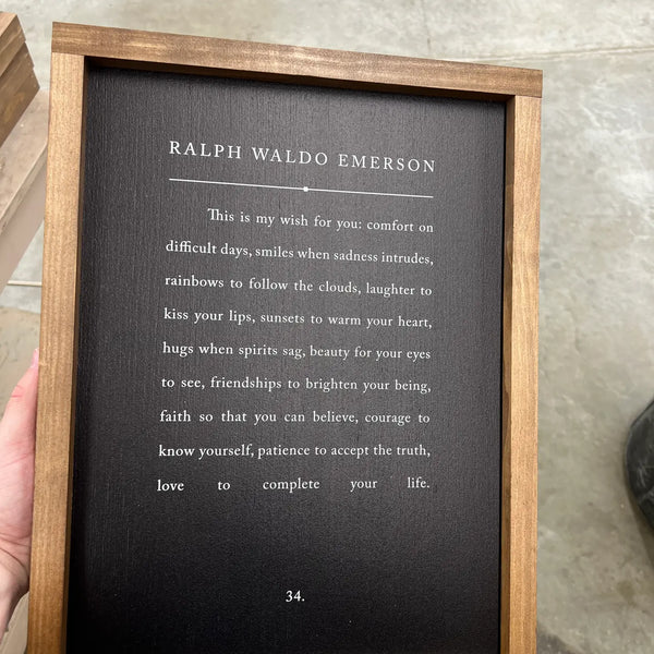 This Is My Wish For You Framed Print- 8x12