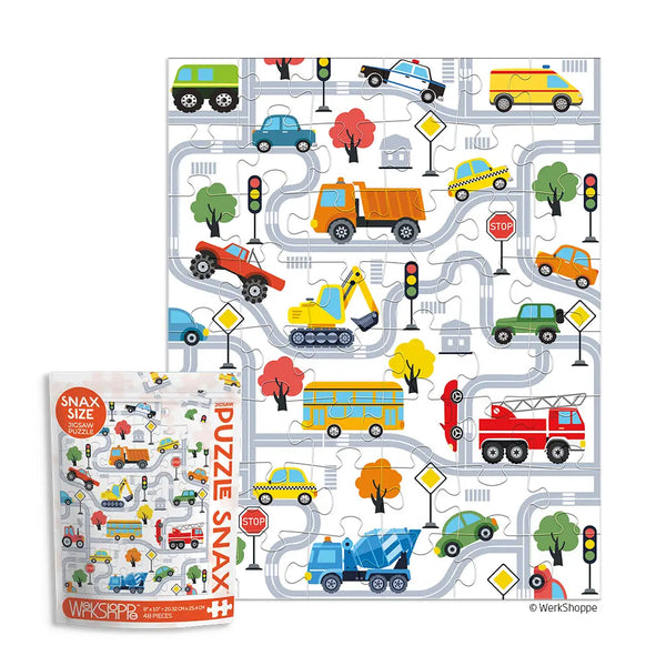 Trucks & Transportation| 48 Puzzle Piece Snax