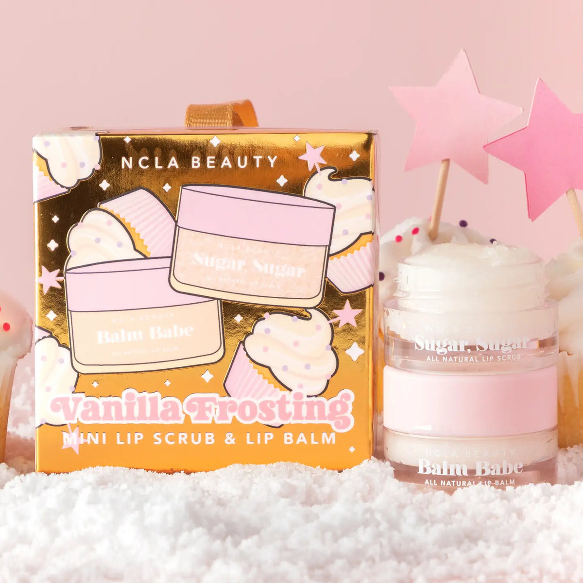 Vanilla Frosting Lip Scrub + Balm Set