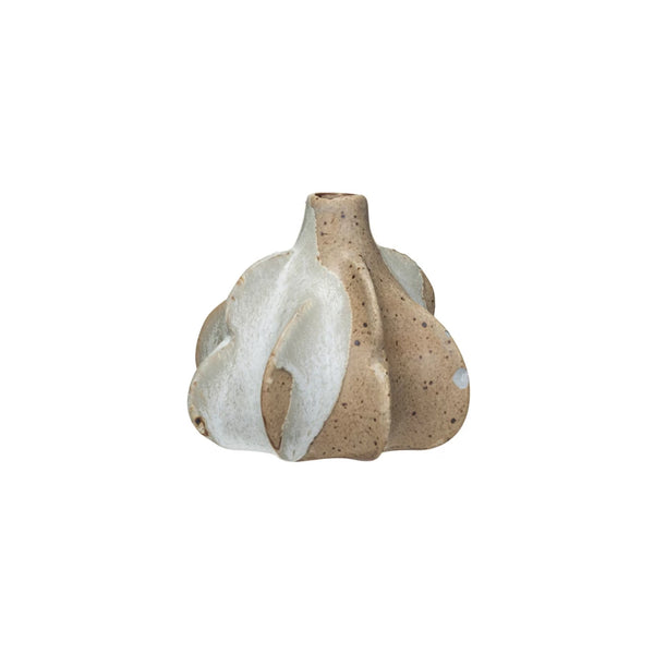 Texture Stoneware Formed Vase