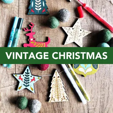 Vintage Christmas DIY Garland