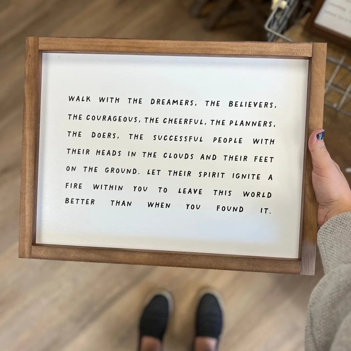 Walk with the Dreams Wall Art | 12x8