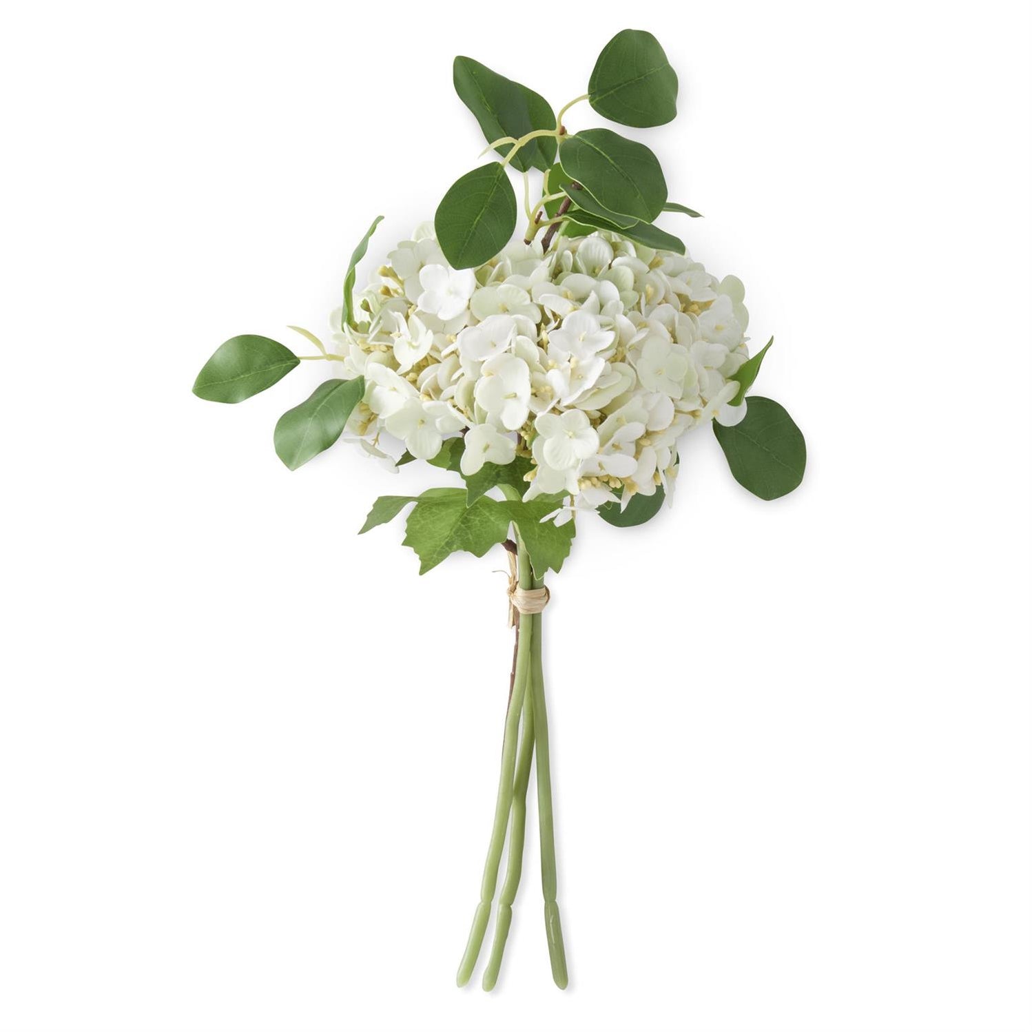 12 Inch White Real Touch Hydrangea Bundle – Rendered Unique
