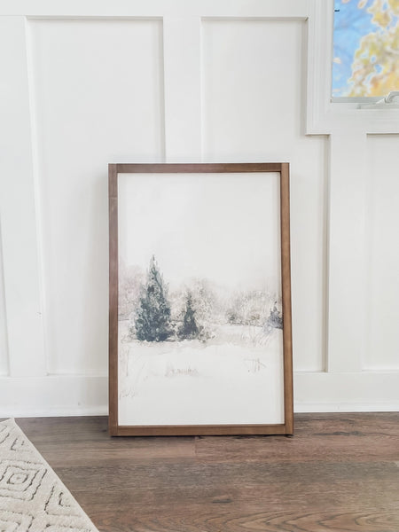 Winter Landscape Print - 17X25"