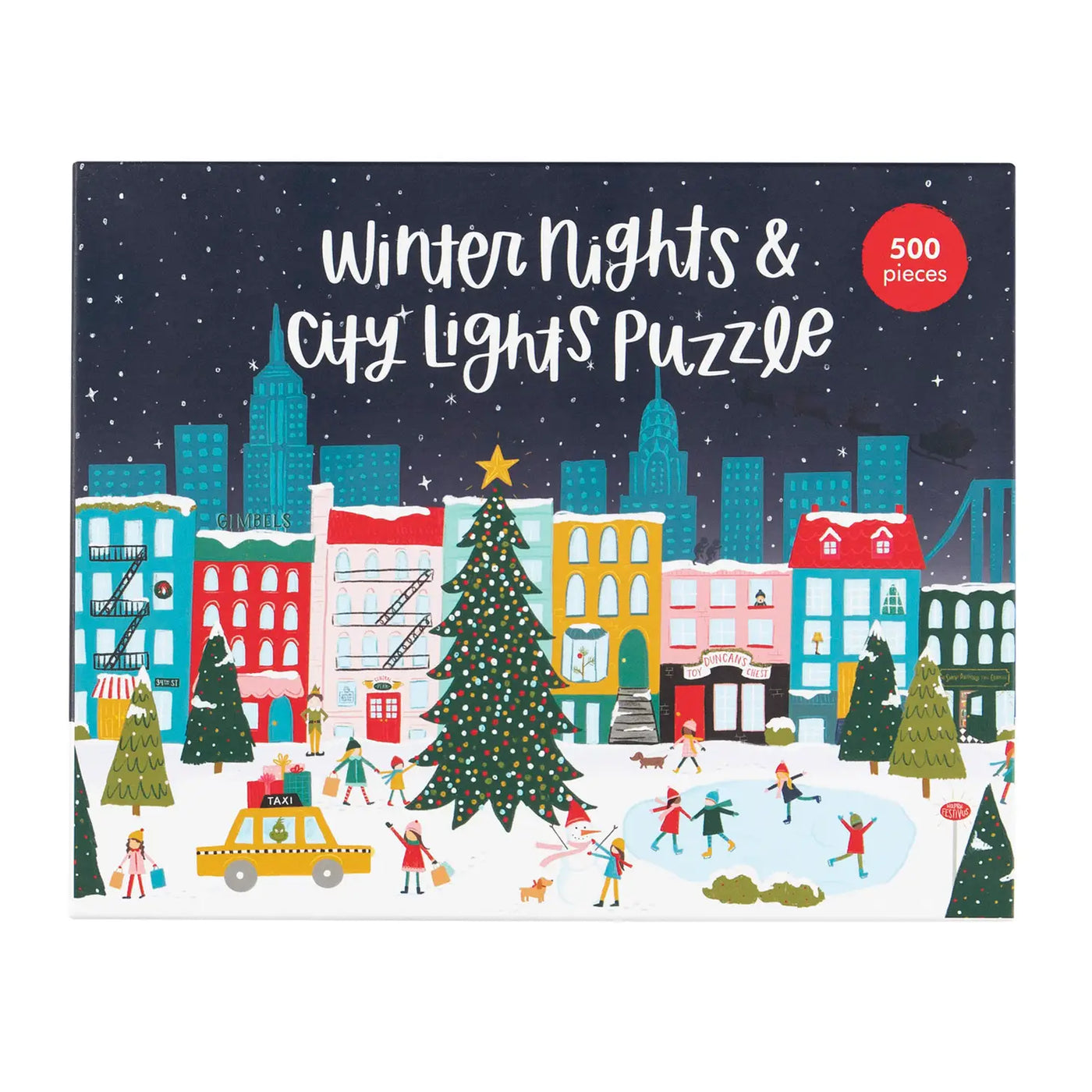 Winter Nights & City Lights Puzzle- 500 Pieces