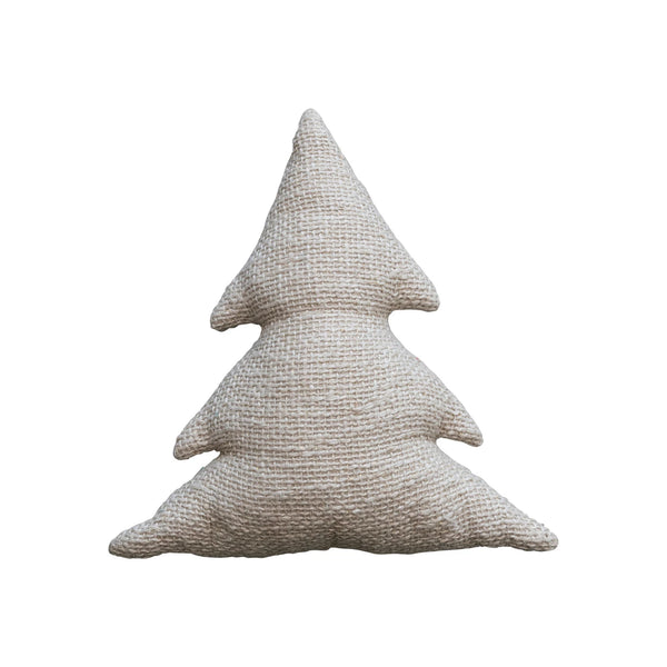 Tree Shaped Pillow- Natural