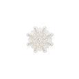 Stoneware Bisque LED Snowflake- 2 Sizes