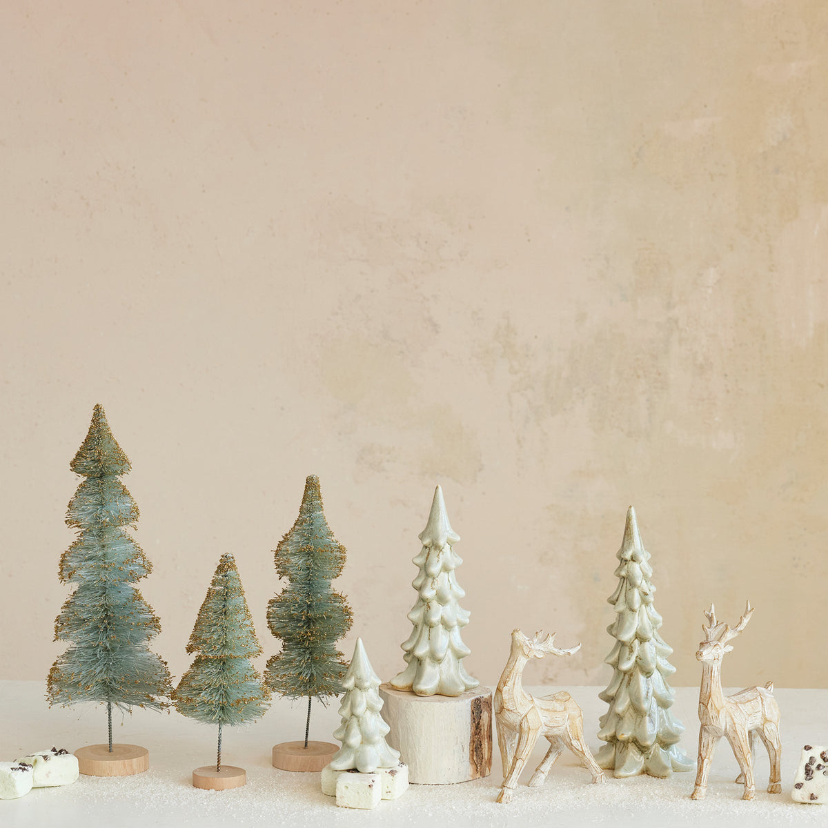 Light Green Stoneware Reactive Glaze Tree