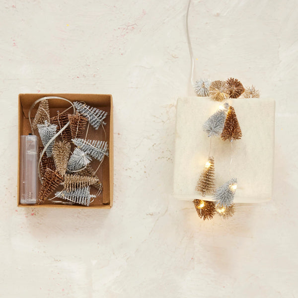 Bottle Brush LED Tree String Light