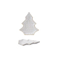 Stoneware Tree Shaped Plate