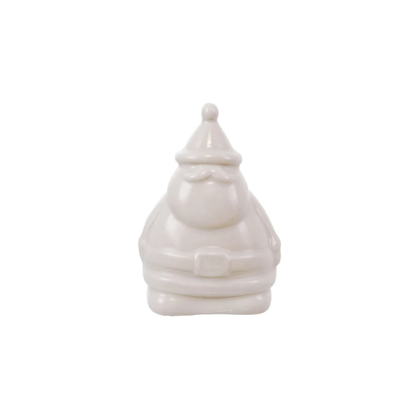 Stoneware Santa Shaped LED Light