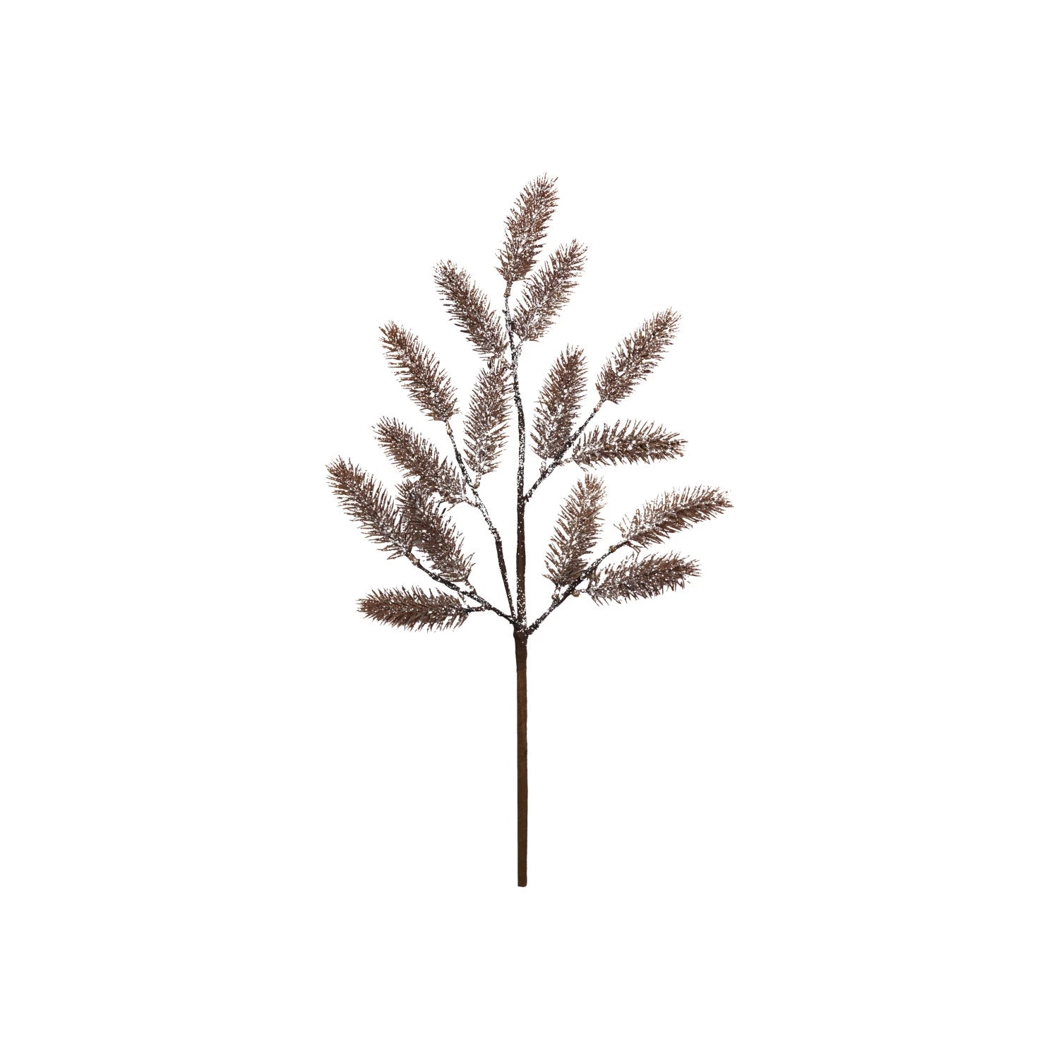 Faux Pine Stem w/ Glitter