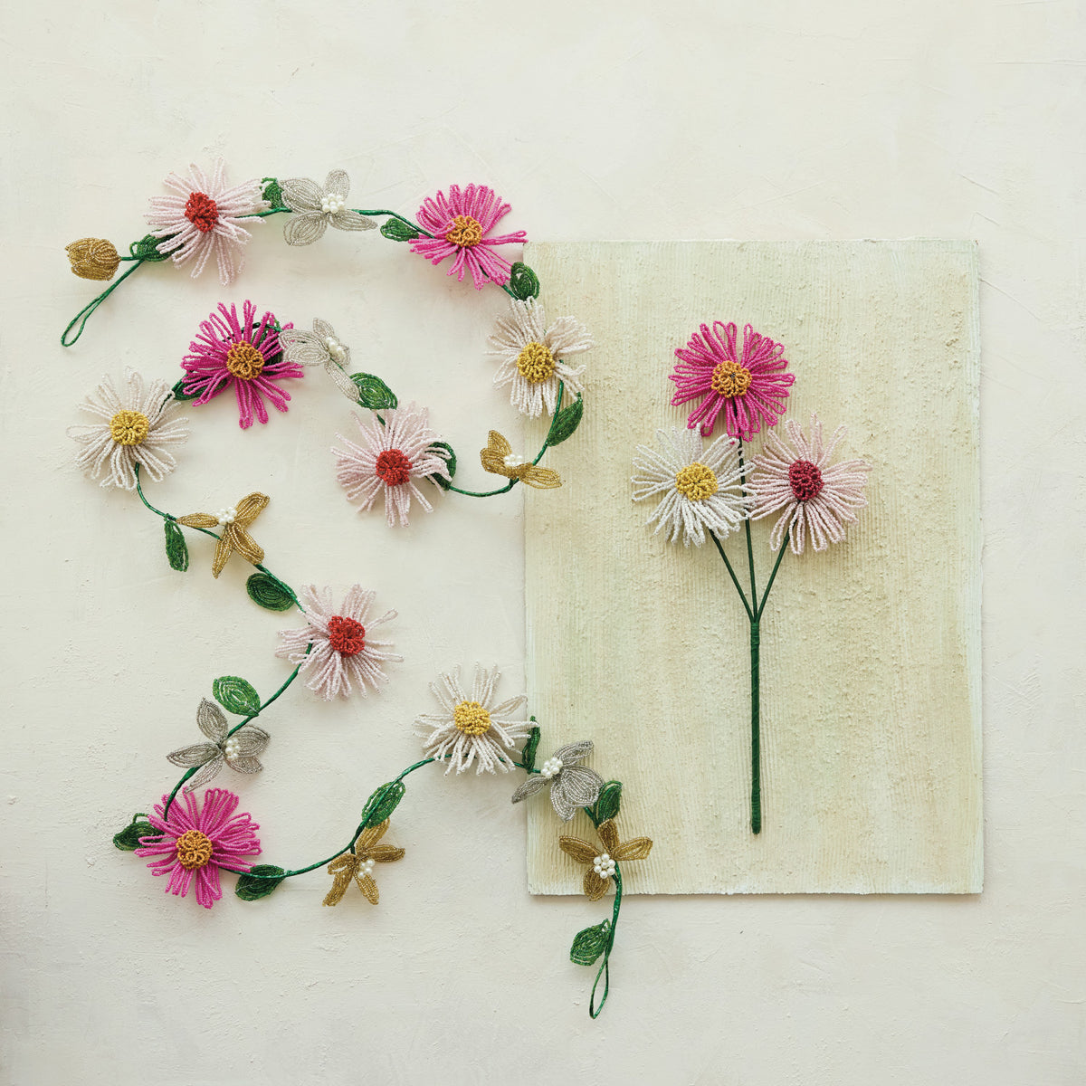 Beaded Flower Garland