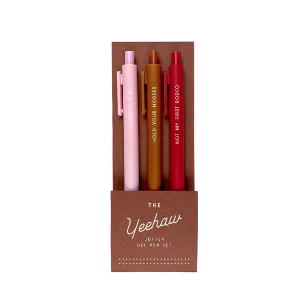 Yeehaw Jotter Gel Pen Set