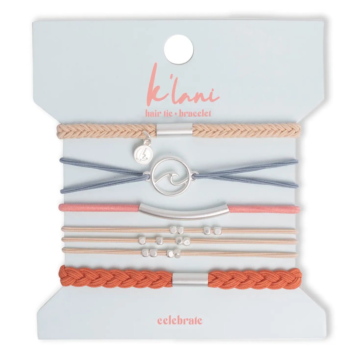 K'lani Hair Tie Bracelet- Celebrate