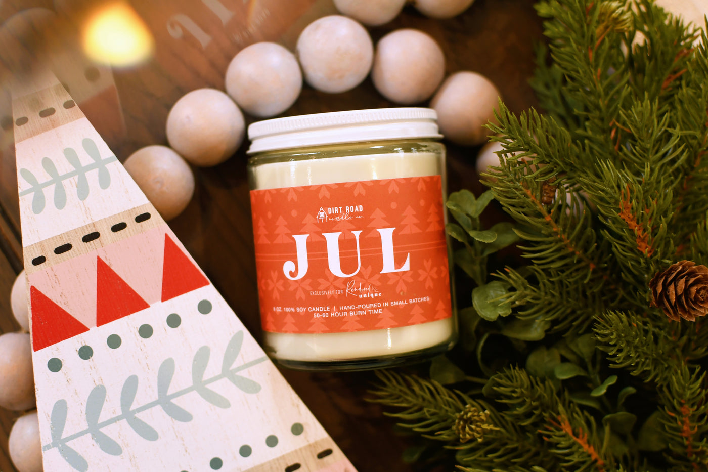 JUL Custom Candle by Dirt Road Candle Co