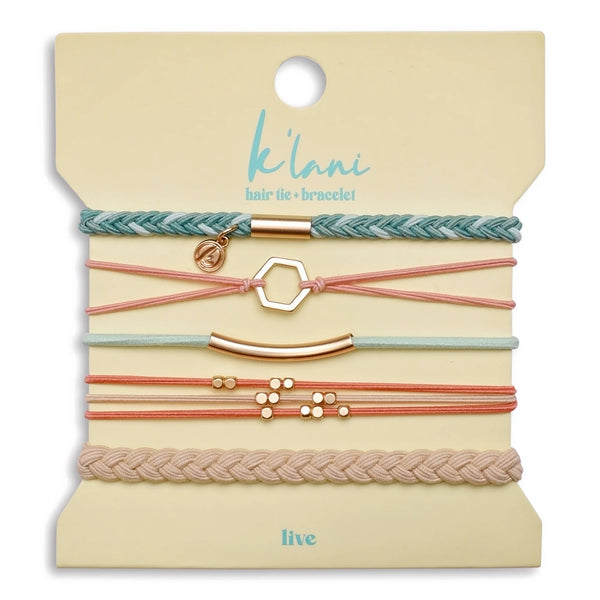 K'Lani Hair Tie Bracelet- LIVE