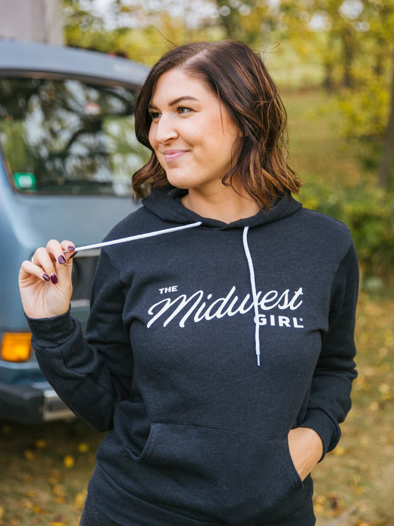 The Midwest Girl Point Of Beginning Hoodie Black