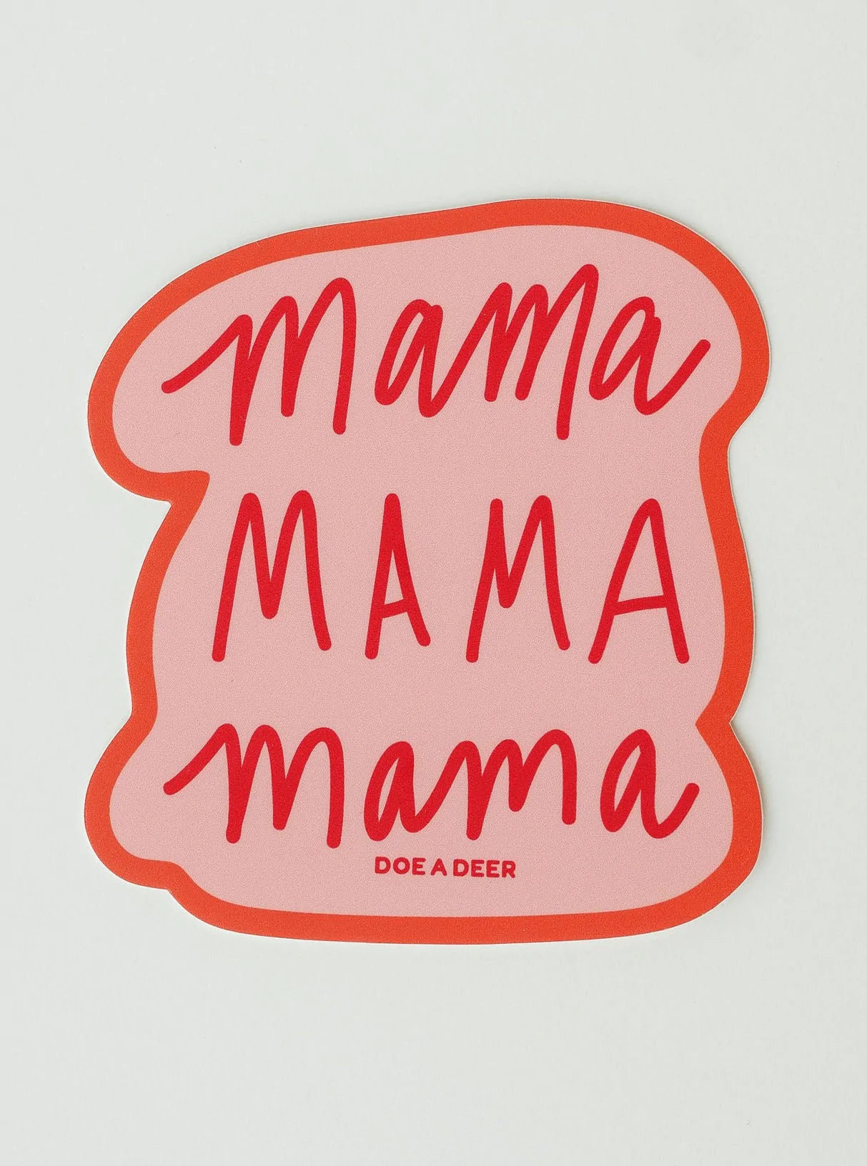 Doe A Deer Design Mama Sticker
