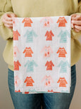 Doe A Deer Design Full Pattern Sweater Weather Flour Sack Towel