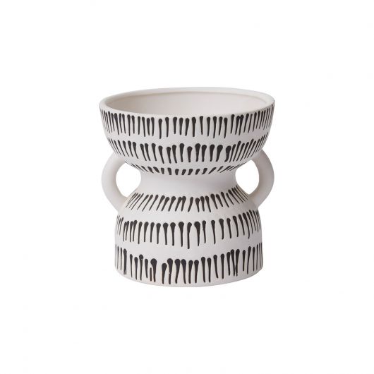 Amazon Pot- Black/White