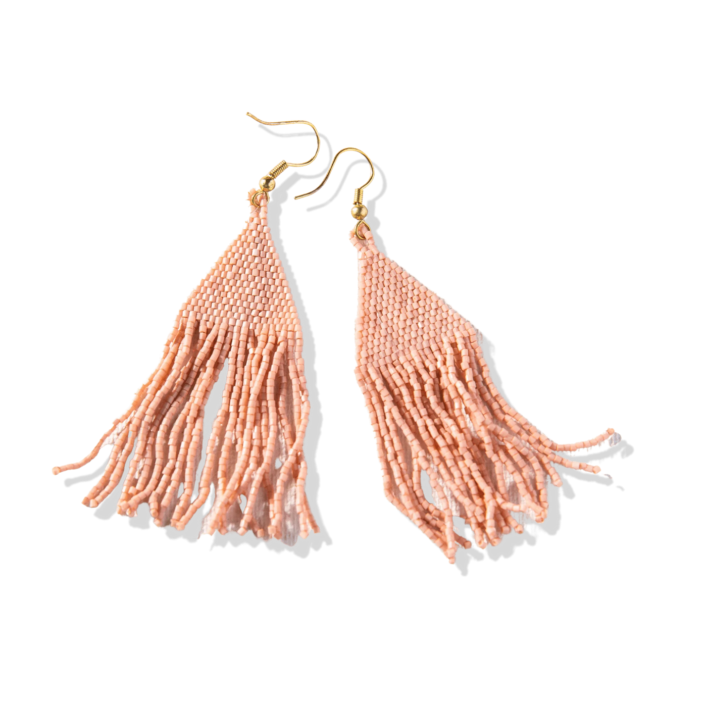 Ink & Alloy Lexie Solid Beaded Fringe- Blush