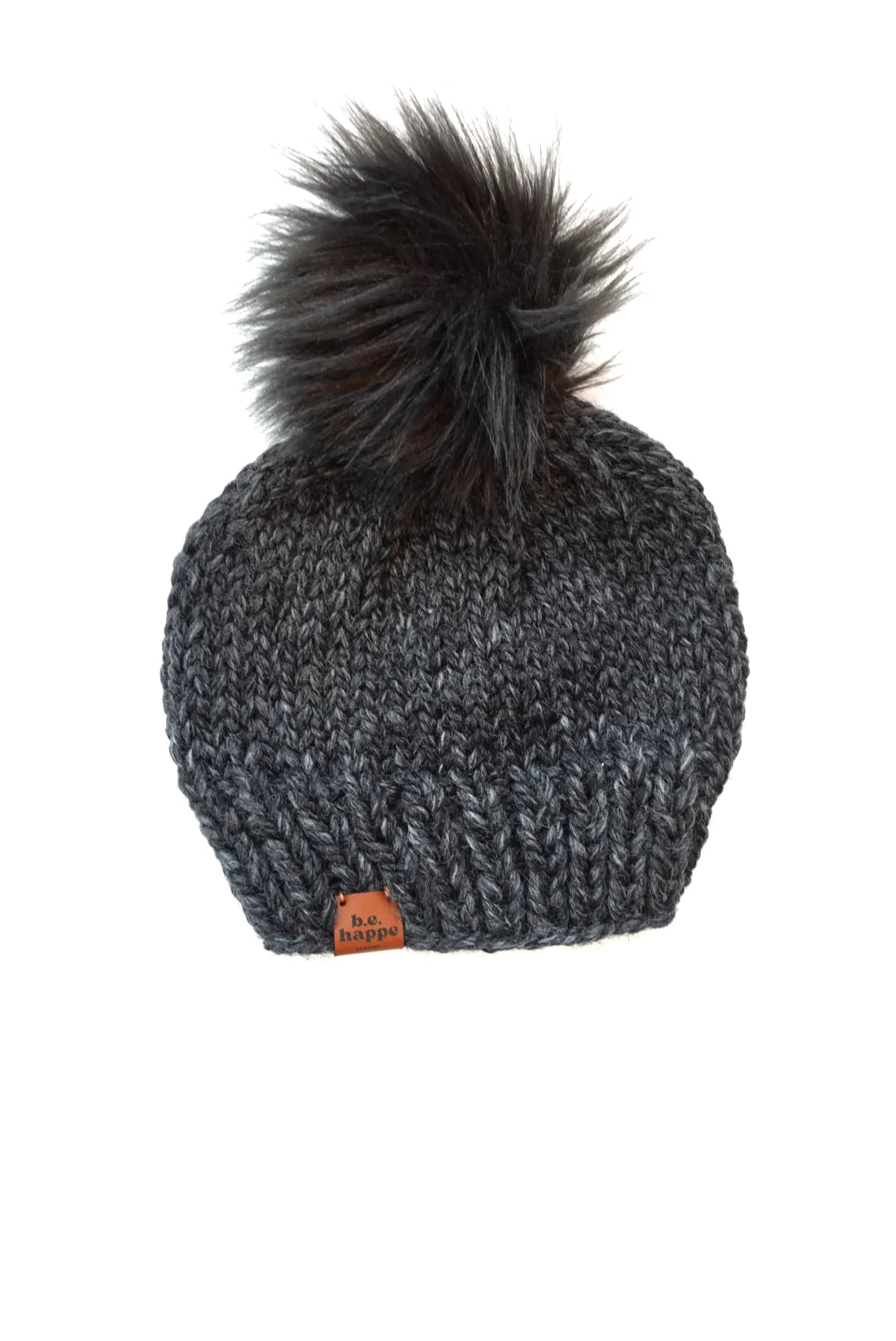 B.E. Happe Solid Knit Hat - Charcoal