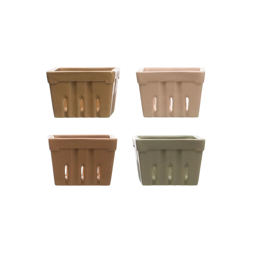 Stoneware Berry Baskets