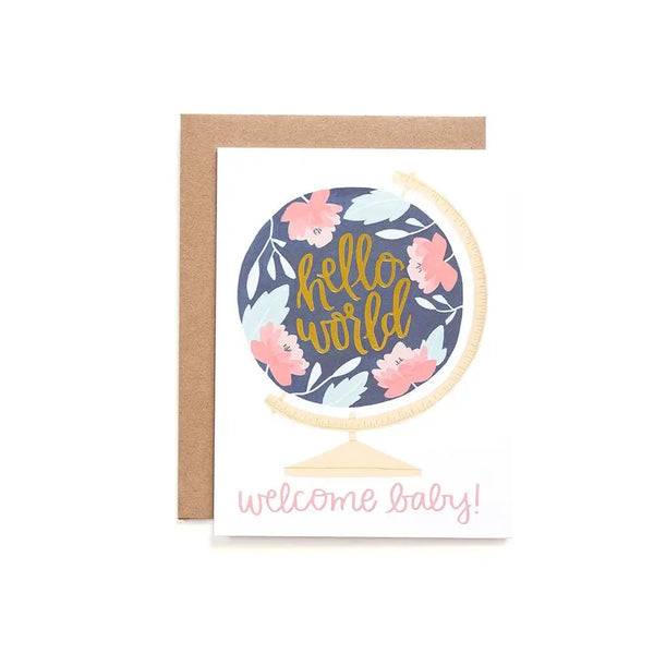 Hello World Baby Card