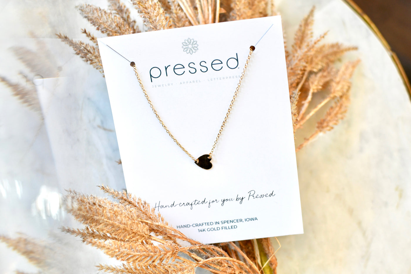 Pressed A Piece of Your Heart Necklace