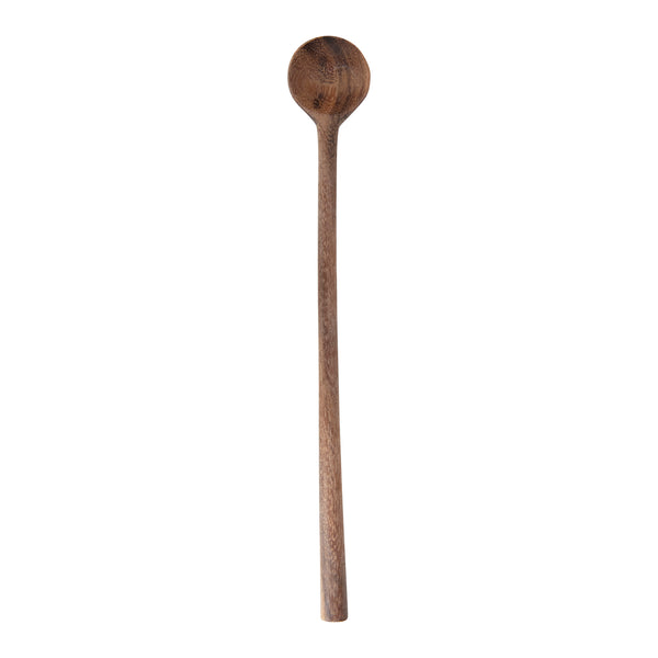 Hand-Carved Acacia Wood Spoon (Long)