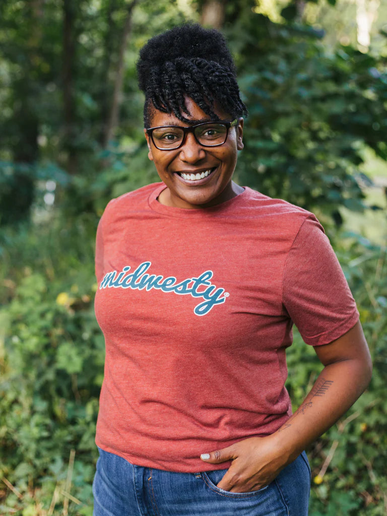 The Midwest Girl Midwesty Clay Triblend Tee
