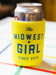 The Midwest Girl POB Can Cooler - Yellow