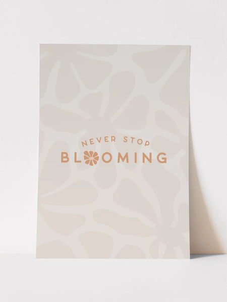 Storied Folk & Co Never Stop Blooming Art Print