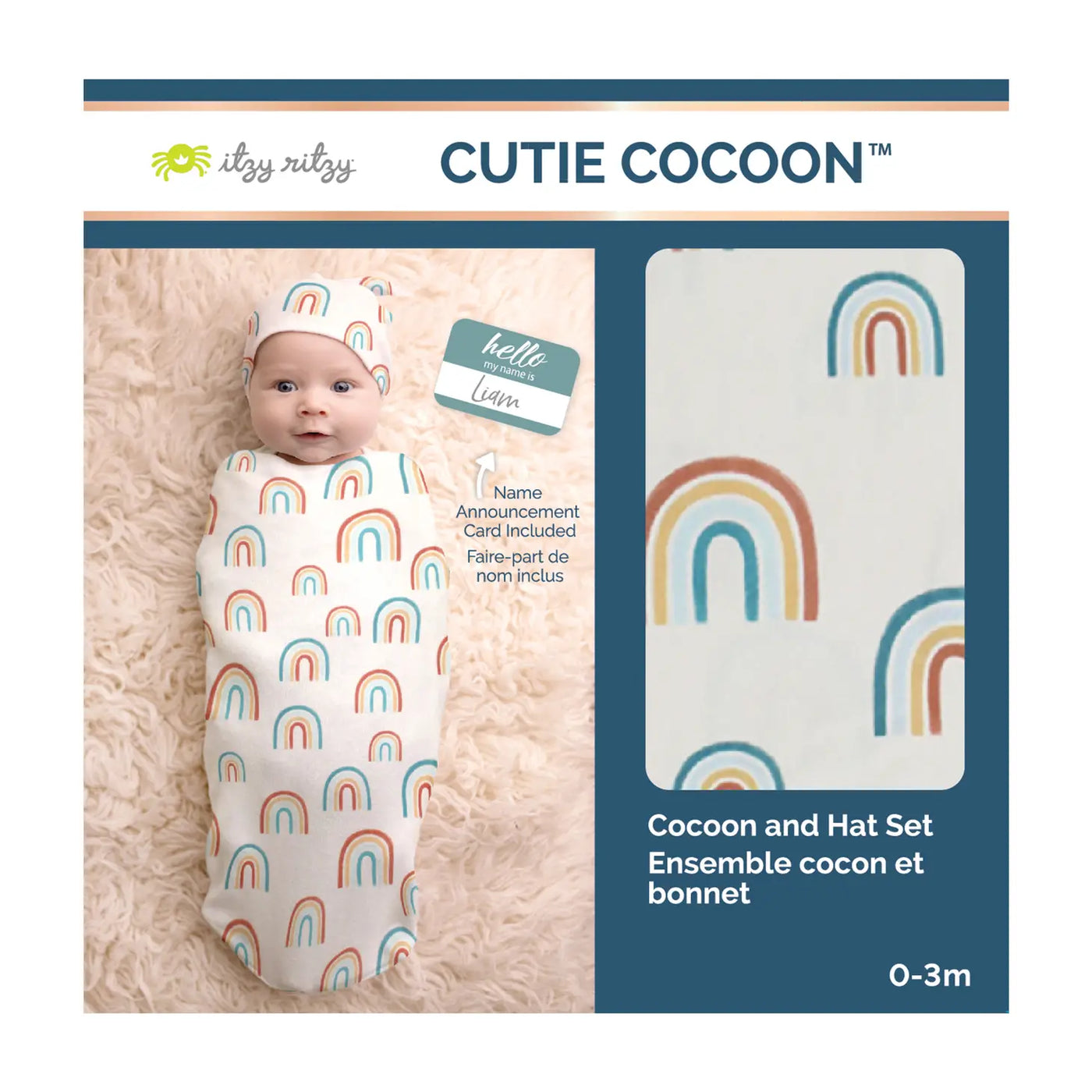 Cutie Cocoon Matching Matching Coon & Hat Set