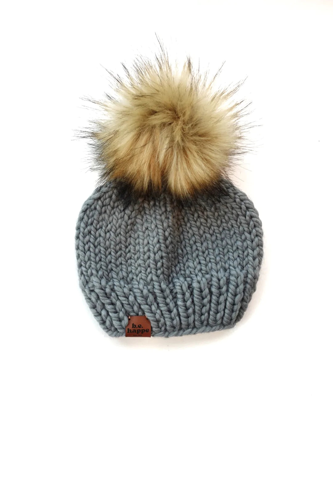 B.E. Happe Solid Knit Hat - Slate